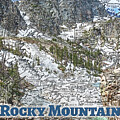 Rocky Mountain National Park Map Poster