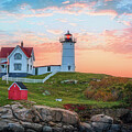 Nubble Lighthouse Maine Sunrise Coastal Landscape Photography Dan Sproul